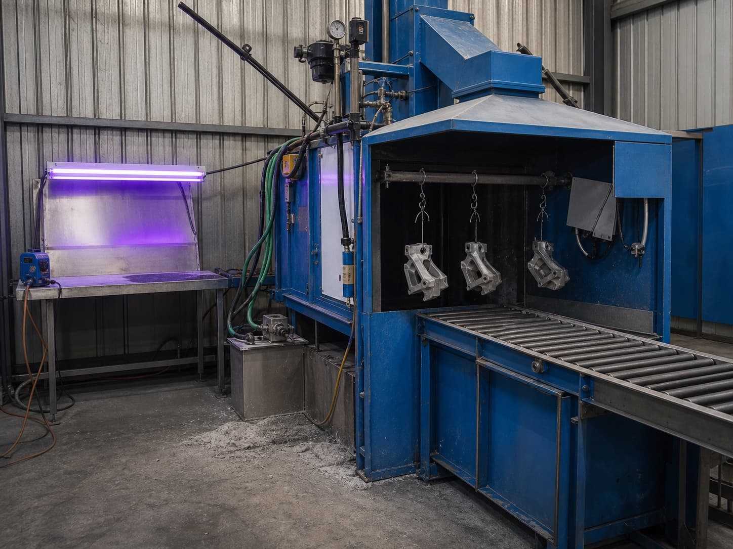 Floresan penetrant testi