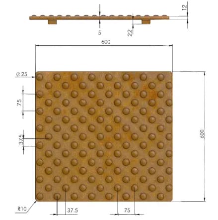 Korten yüzey bitirme detayı