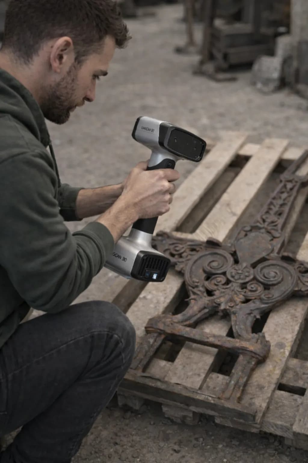 Mevcut parçanın 3D taraması 1