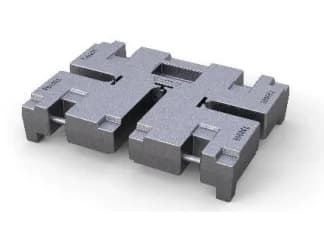 3000 KG RAL9007 VGP ağırlık plakası