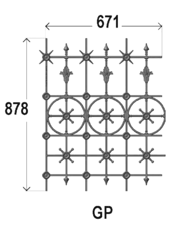 Demirden işlenmiş korkuluk