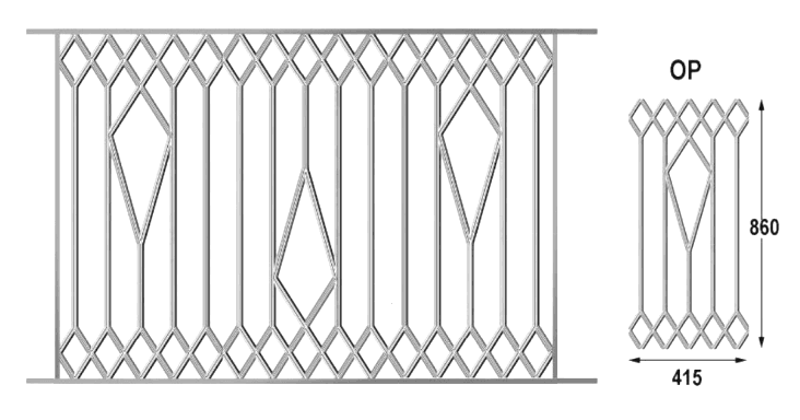 Demirden işlenmiş korkuluk