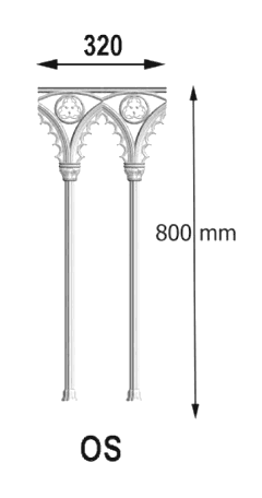Demirden işlenmiş korkuluk