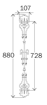 Demirden işlenmiş korkuluk