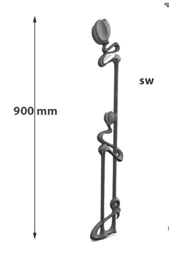 Demirden işlenmiş korkuluk