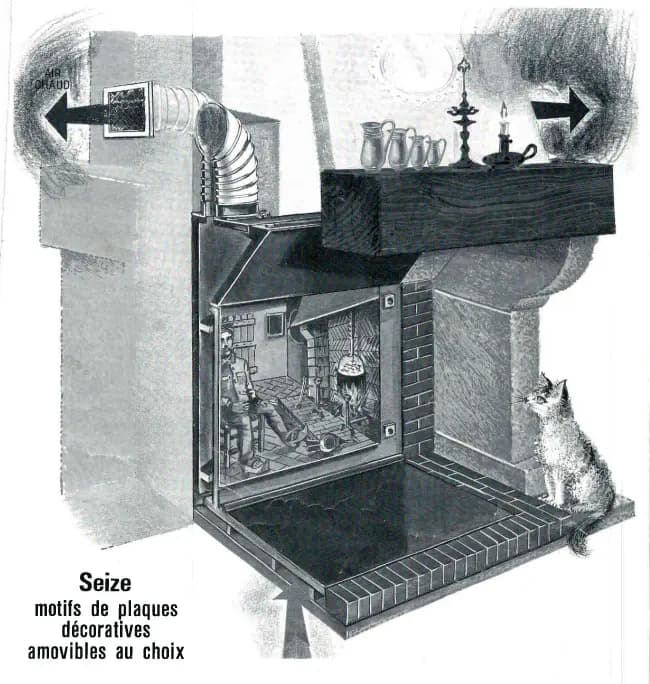 Şömine ve soba için ısı geri kazanım cihazı