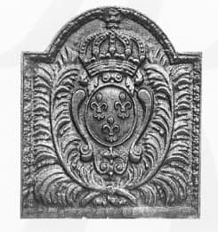 Fleurdelis ve palmiye ile süslenmiş armalar