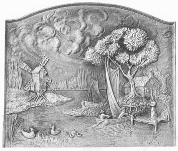 Nehir üzerindeki değirmen