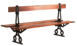 Paris şehri bankı çift