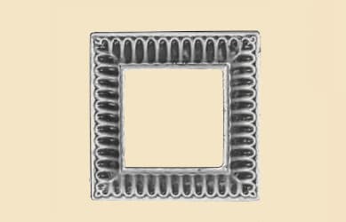 Dökme demir ve işlenmiş dövme demir direk kaplama - Ref: 324