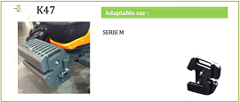 Kubota traktör ağırlığı 47 kg - K47