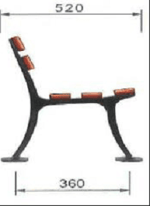 Dinlenme bankı ayağı