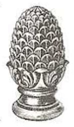 Merdiven topu - Yuvarlak tabanlı kozalak